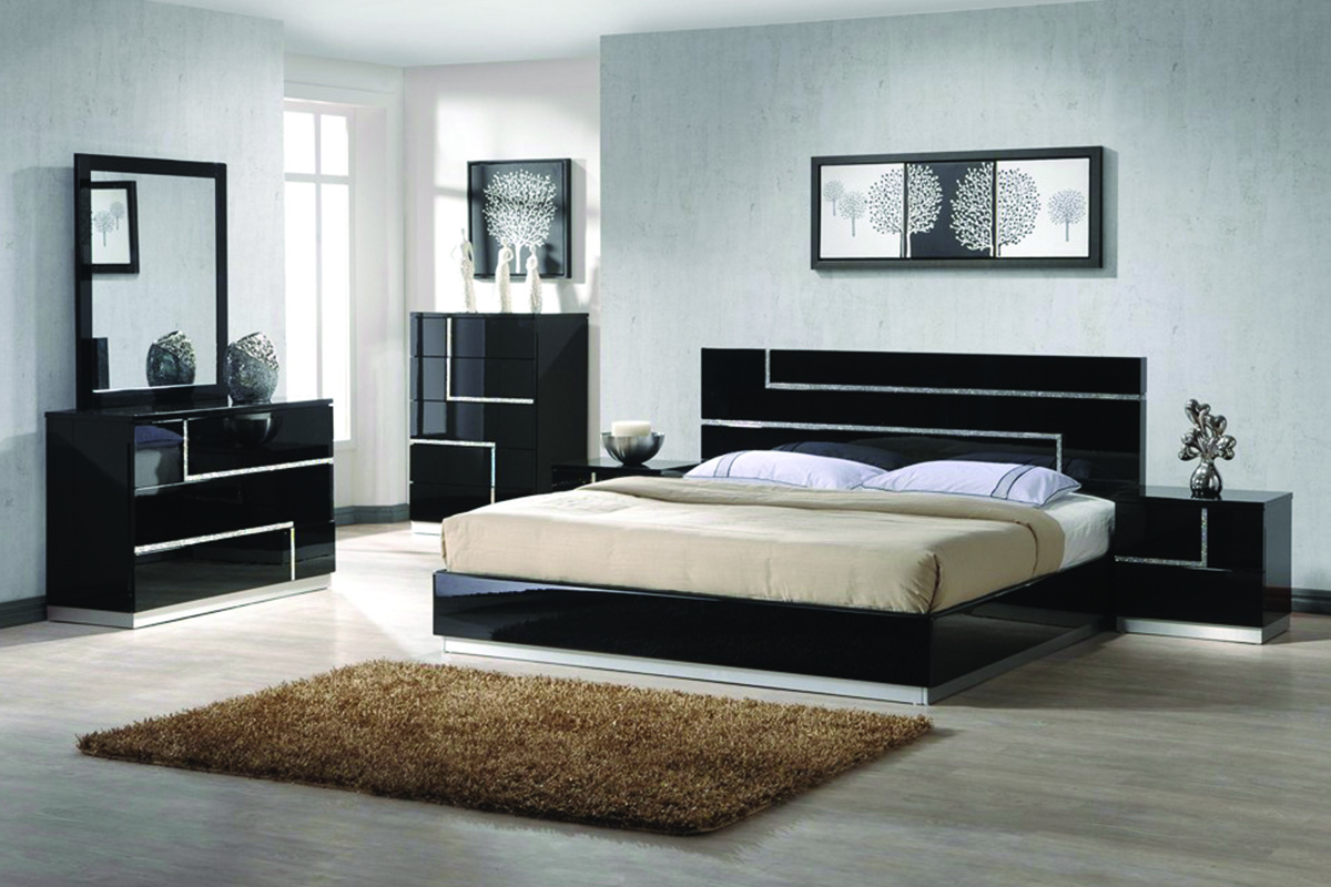 Black Wooden Bed With Storage In, Full Size Wooden Platform Bed Frame In Nigeria