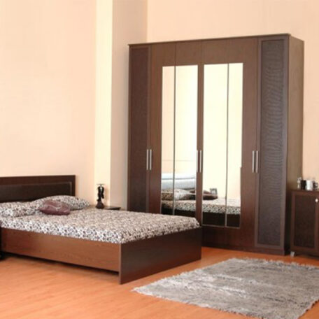 Buy brown wooden bed in Lagos Nigeria